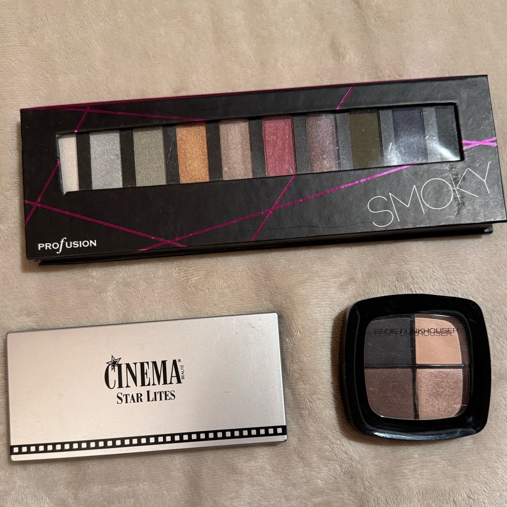 Profusion Cosmetics Smoky Palette - Silver, Pink, Green Shades